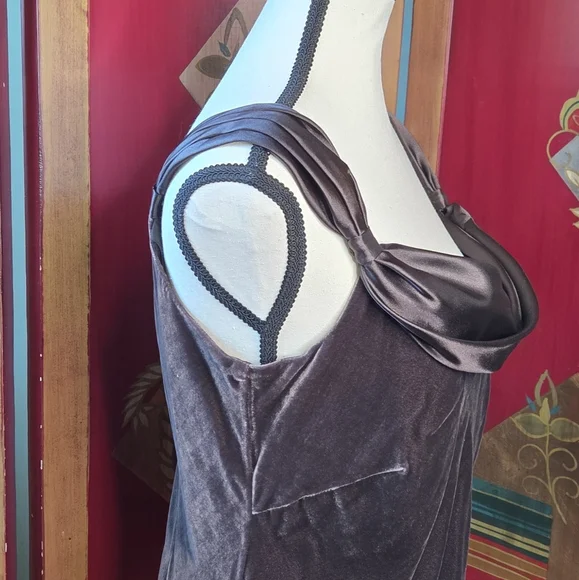 ANN TAYLOR Satin Cowl Neck Blouse - Rich Brown| Size 8 (NWT) - Picture 5 of 13